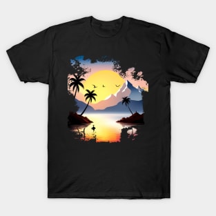 Tropical Island Paradise - Tropical Vibes T-Shirt